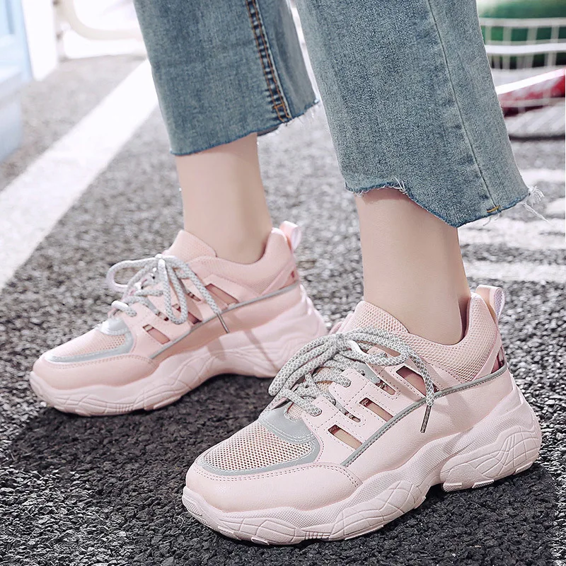 

2019 Spring and autumn White Sneakers Sping Woman Casual Fashion Sneakers Graffiti Flats Ladies Vulcanized Shoes