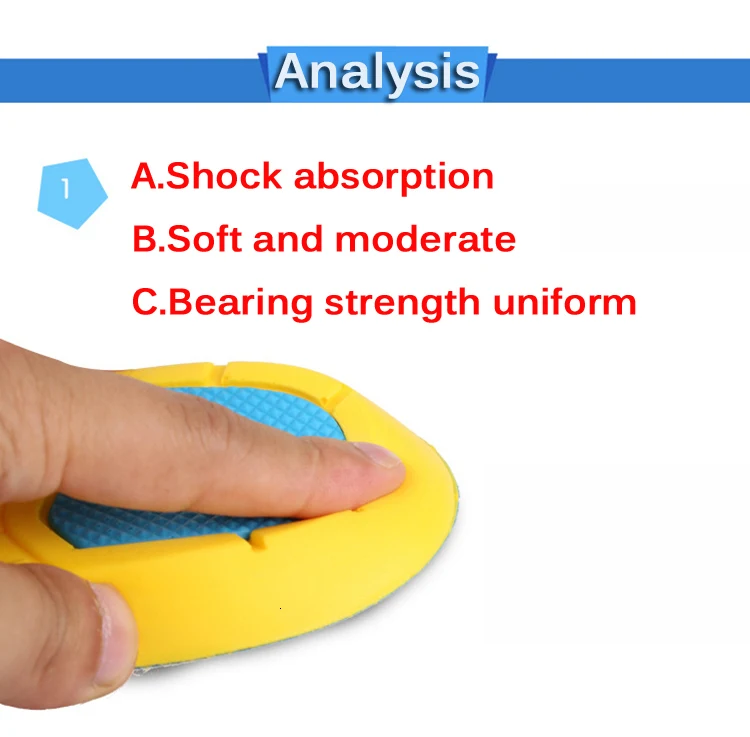 KOTLIKOFF спортивные стельки подошвы для обувь Школьные стельки подошвенного фасцита ножной массаж обуви подошва вкладыши обувь аксессуары