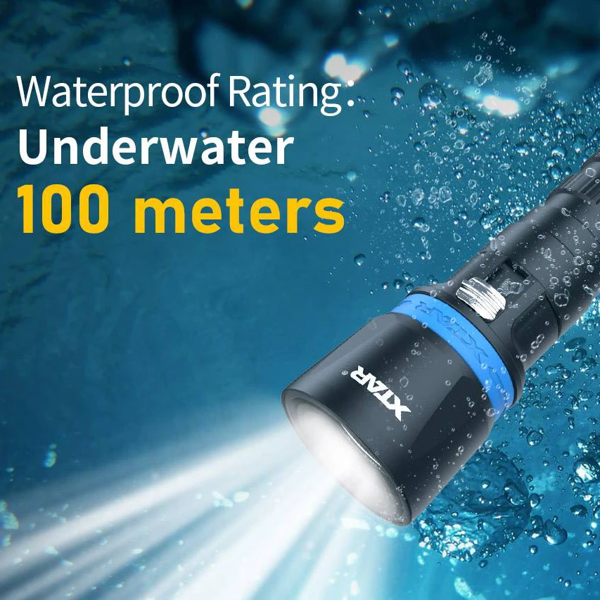 Ipx8 Waterproof Diving Flashlight Fish Professional Spearfishing Light