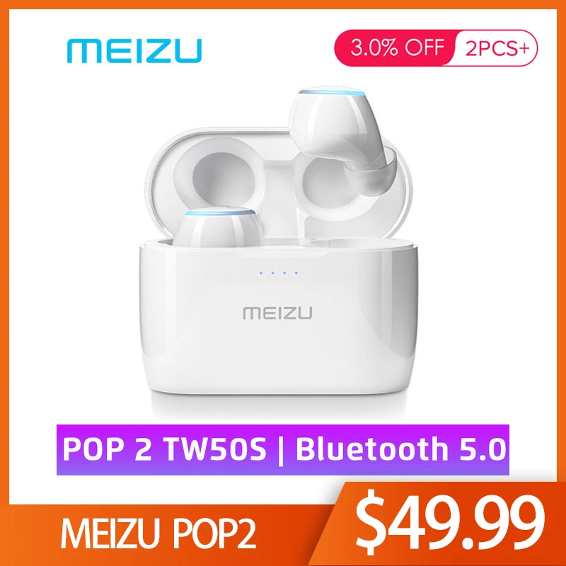 Meizu POP2 POP 1 2 POP2 TW50 TW50S двойные беспроводные наушники Bluetooth наушники спортивные наушники-вкладыши водонепроницаемые беспроводные зарядки