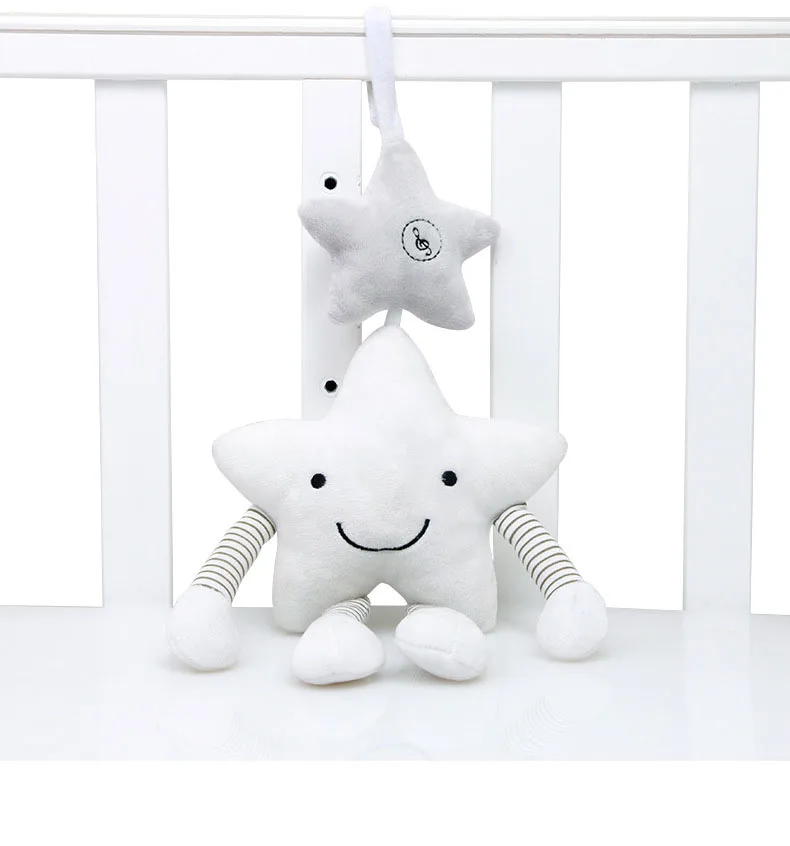 

Goocheer five-pointed star music wind chime pendant sound car hanging bed hanging bed bell companion toy baby bed rattle pendant