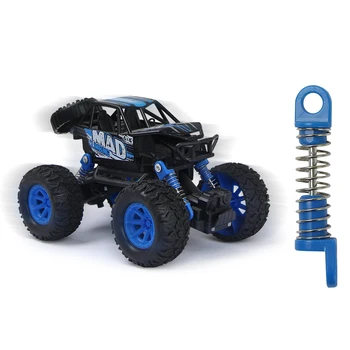 

2 Colors Alloy Climbing Car Toy Diecast Off-Road Metal Car Model Pull Back Function Powerful Driving Vehicles for Children Gift