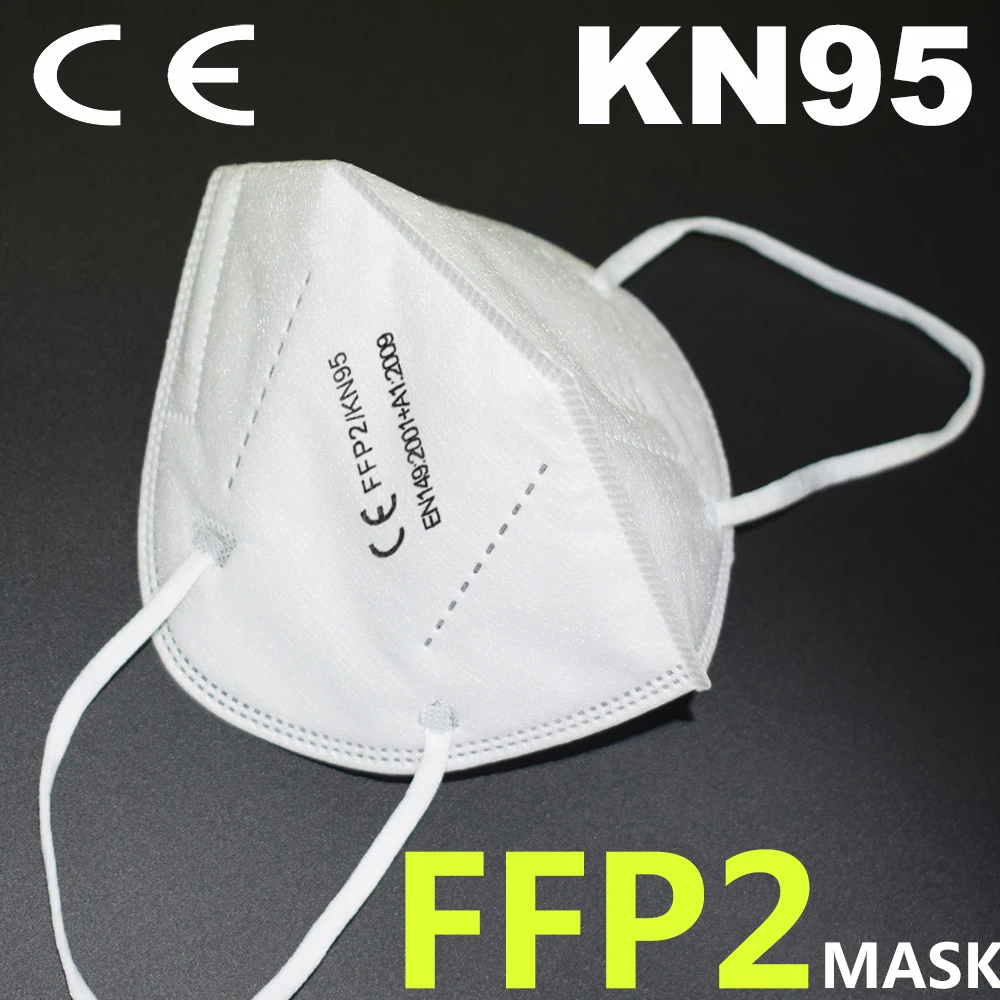 FFP2 маска KN95 маски на лицо защитная от пыли для полости рта фильтрации против