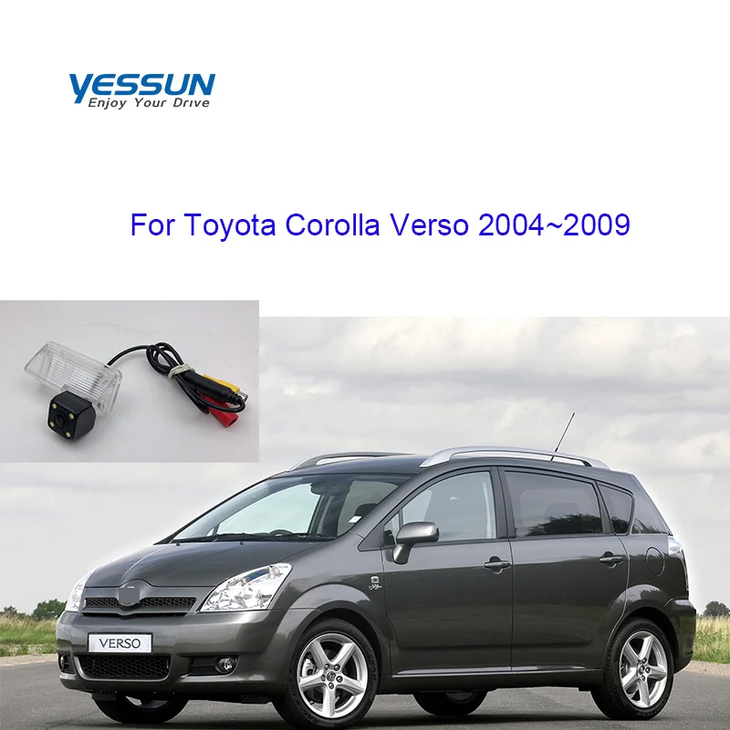 Камера заднего вида Yessun для Toyota Corolla Verso 2004 2005 2006 2007 2008 2009 CCD камера номерного знака