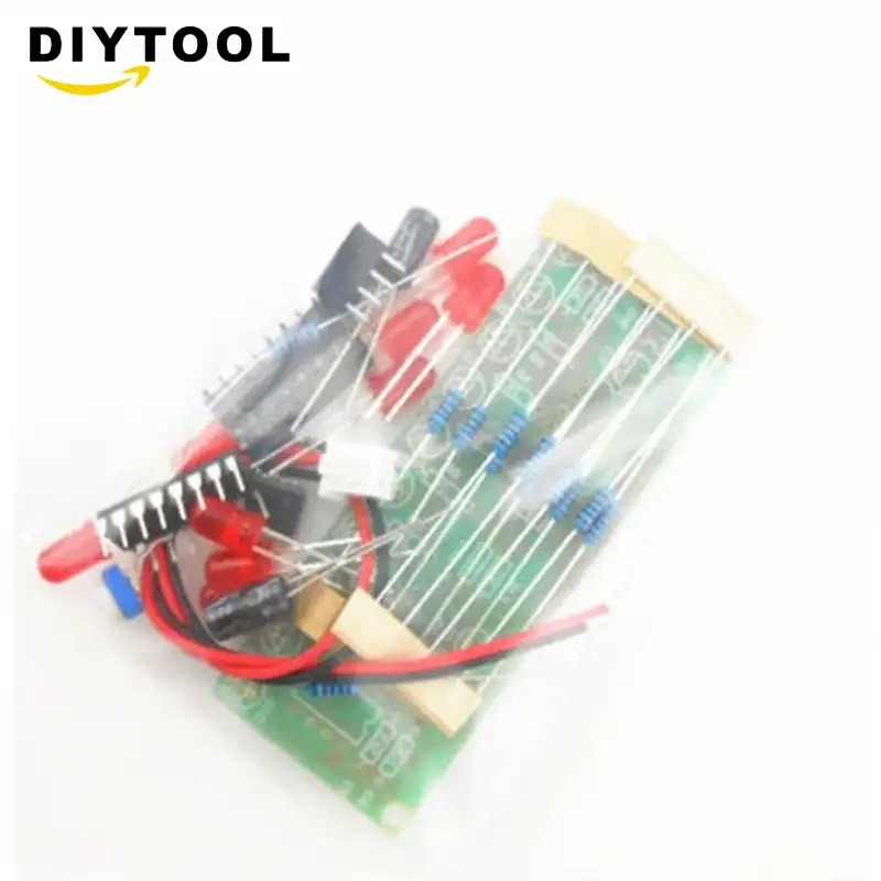 NE555 /& CD4017 LED Light Chaser Sequencer Follower Scroller DIY Kit Red UK
