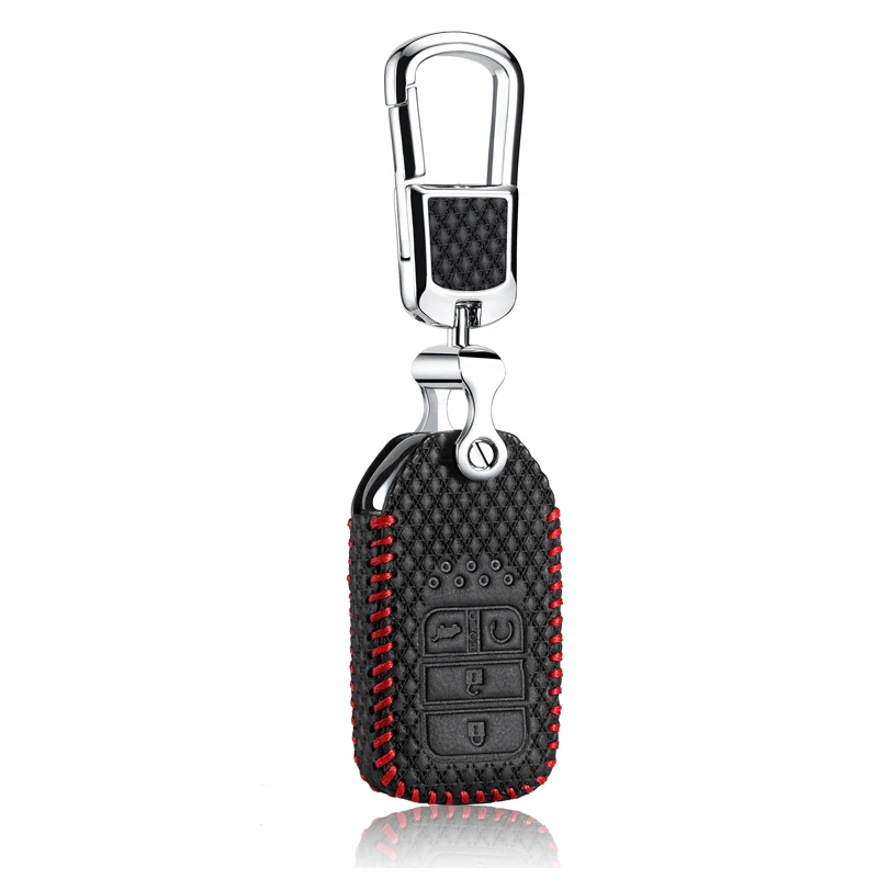 Luckeasy кожаный чехол для ключей honda Avancier URV accord автомобильный держатель Чехол key3