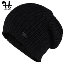 FURTALK шапка бини для женщин, зимняя теплая шапка бини Skullies, Мягкие осенние женские вязаные шапки для девушек, женская шапка, розовая, Черная