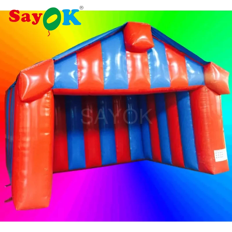  3x4m Inflatable Concession Booth Portable Inflatable Sales Kiosk Candy Cotton Stand Sale Booth for 