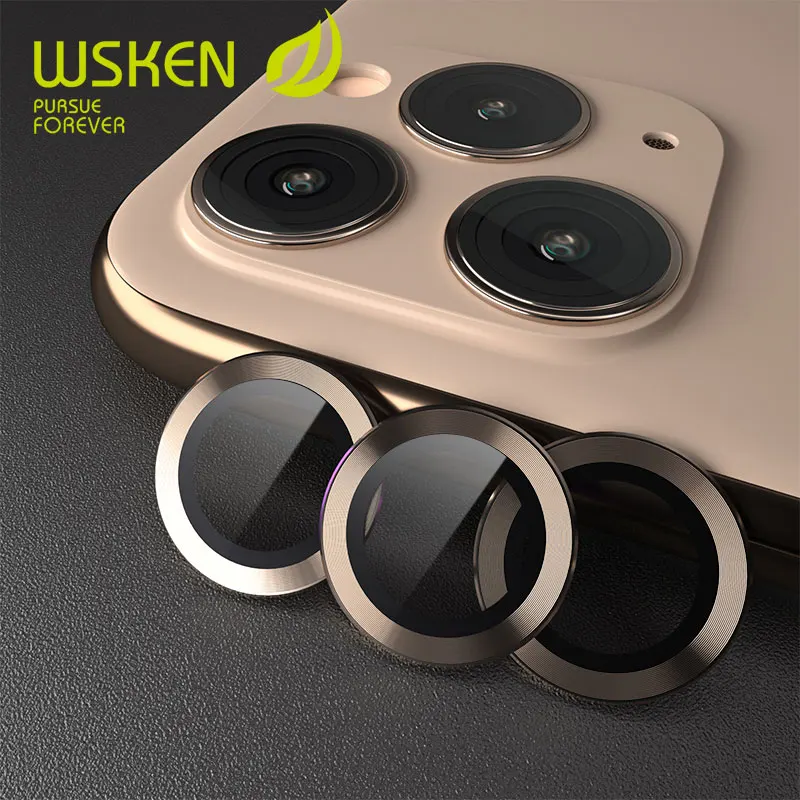 WSKEN защита для объектива задней камеры iPhone 11 Pro Max защитный чехол из закаленного