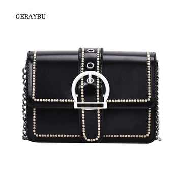 

Fashion Ladies Shoulder Bag Chain Women Diagonal Bag Imitation Leather High Quality Youth Square Bag Wild With Compartment