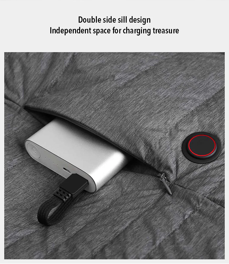 Xiaomi Mijia graphene умный температурный контроль жар гусиный пух жилет Пара моделей 4 файла контроль температуры Xiomi