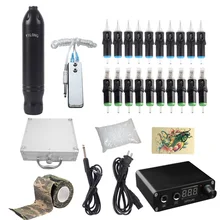 Высокое качество комплект татуировки с 6-го поколения Вращающаяся ручка картридж для татуировки иглы ЖК-Мини электрооборудование поставки