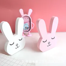 Новые деревянные украшения в виде кролика, декор в скандинавском стиле, украшение для автомобиля, домашний декор, украшение для приборной панели автомобиля, новое поступление