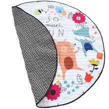 Детские мягкие ковры, коврики с рисунками животных, лисичек, детские игровые коврики, ползающий ребенок, одеяло, ковер, игрушки, сумка для хранения, декор детской комнаты