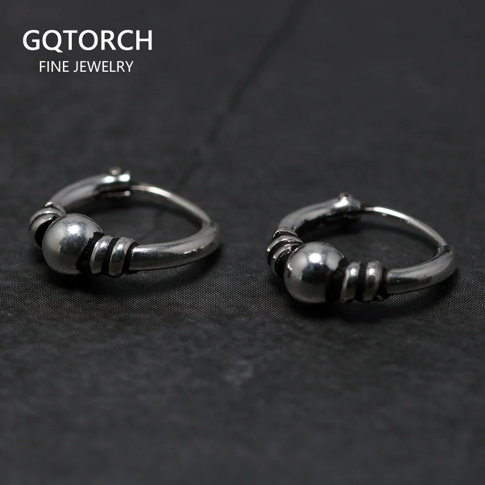 Маленькие серьги кольца из стерлингового серебра 925 пробы для женщин и мужчин