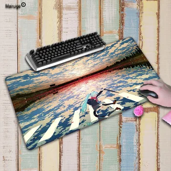 

Clouds Hatsune Miku Anime Mouse Pad Large Pad Laptop Mouse Notbook Computer Creative Rubber Mat Gaming Mousepad For LOL