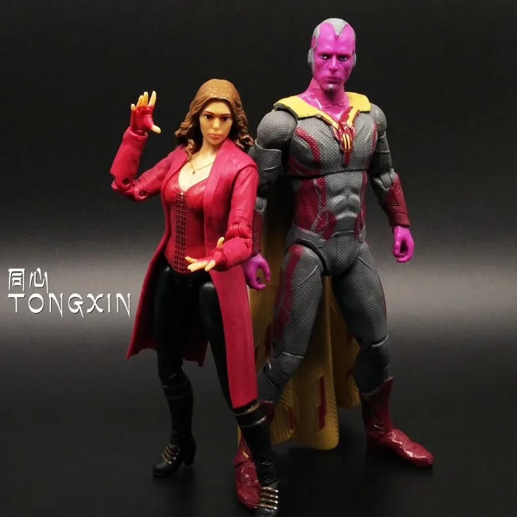 Vision scarlet witch lovers ПВХ экшн фигурка 2 шт./компл. коллекционная игрушка|toy soldier figures|toy story action figuretoys heroes | АлиЭкспресс