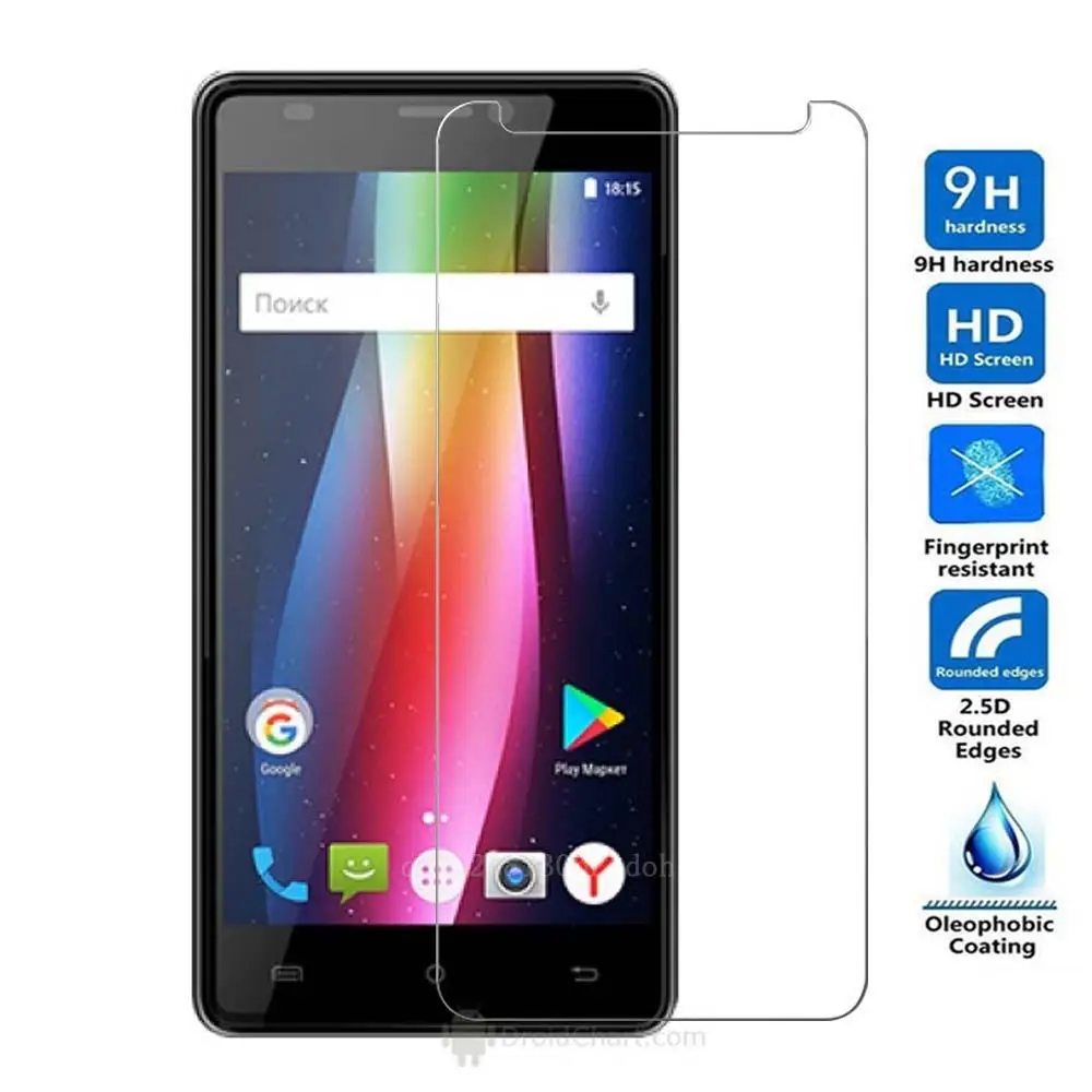 Закаленное стекло для BQ BQ-5005L Intense 5005L стеклянная пленка Защитная экрана телефона |