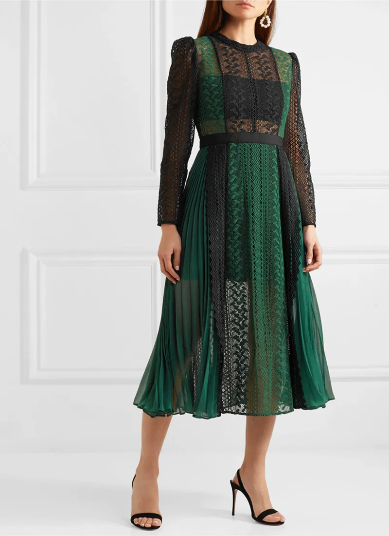 

2019 New arrive green dress