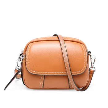 

Genuine Leather Crossbody Bags For Women 2020 Casual Small Ladies Flap Shoulder Bag Cell Phone Bags Female Clutch Bag Purse