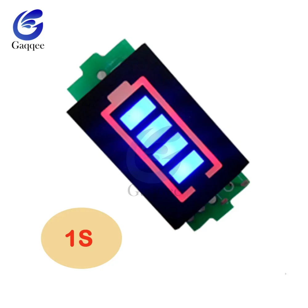 1S 1 S/2 S/3 S/4S/6 S/7 S индикатор емкости батареи измеритель уровня мощности Модуль дисплей панель для 18650Li-po литий-ионный аккумулятор - Цвет: 1S