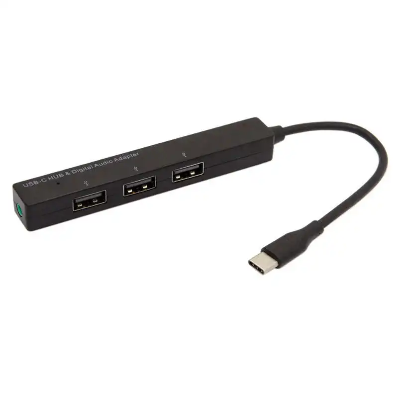Usb 3,1 type-C Usb-C до 3,5 мм аудио и 3 порта Usb 2,0 концентратор для ноутбука и телефона