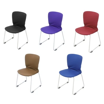 

3 Size Stretch Office Chair Seat Cover Rotating Lift Chair Cover Side Zipper Design Swivel Computer Chair Cover