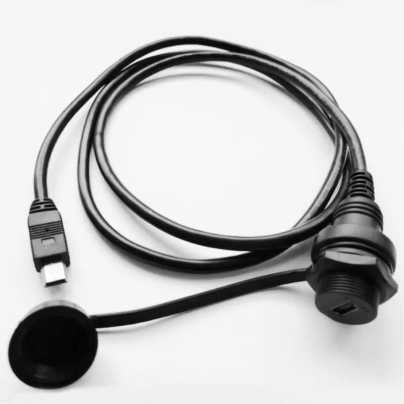 Панельный разъем Mini USB 2 0 водонепроницаемый кабель IP67 100 см 5 контактный