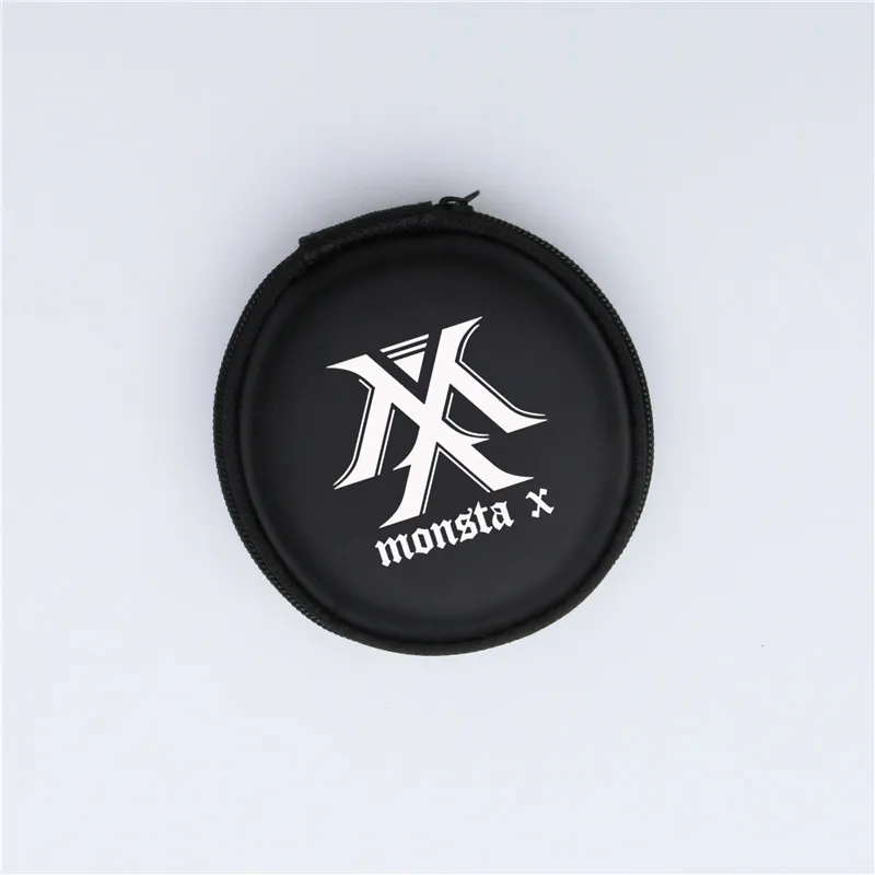 MONSTA X-6 Kpop EXO GOT7 SEVENTEEN TWICE MONSTA X портмоне портативная коробка для хранения гарнитуры держатель для наушников сумки для ключей бумажник коллекция фанатов - Цвет: MONSTA X-6
