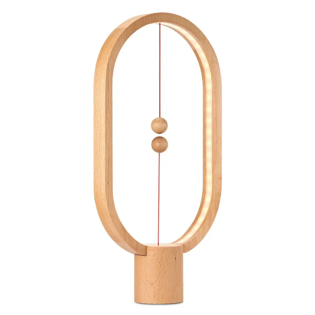 

Magnetic Lamp Balance Lighting Lights LED Ellipse Desk Lamp Magic Floating Balls Switch USB Powered Lamps dropshipping