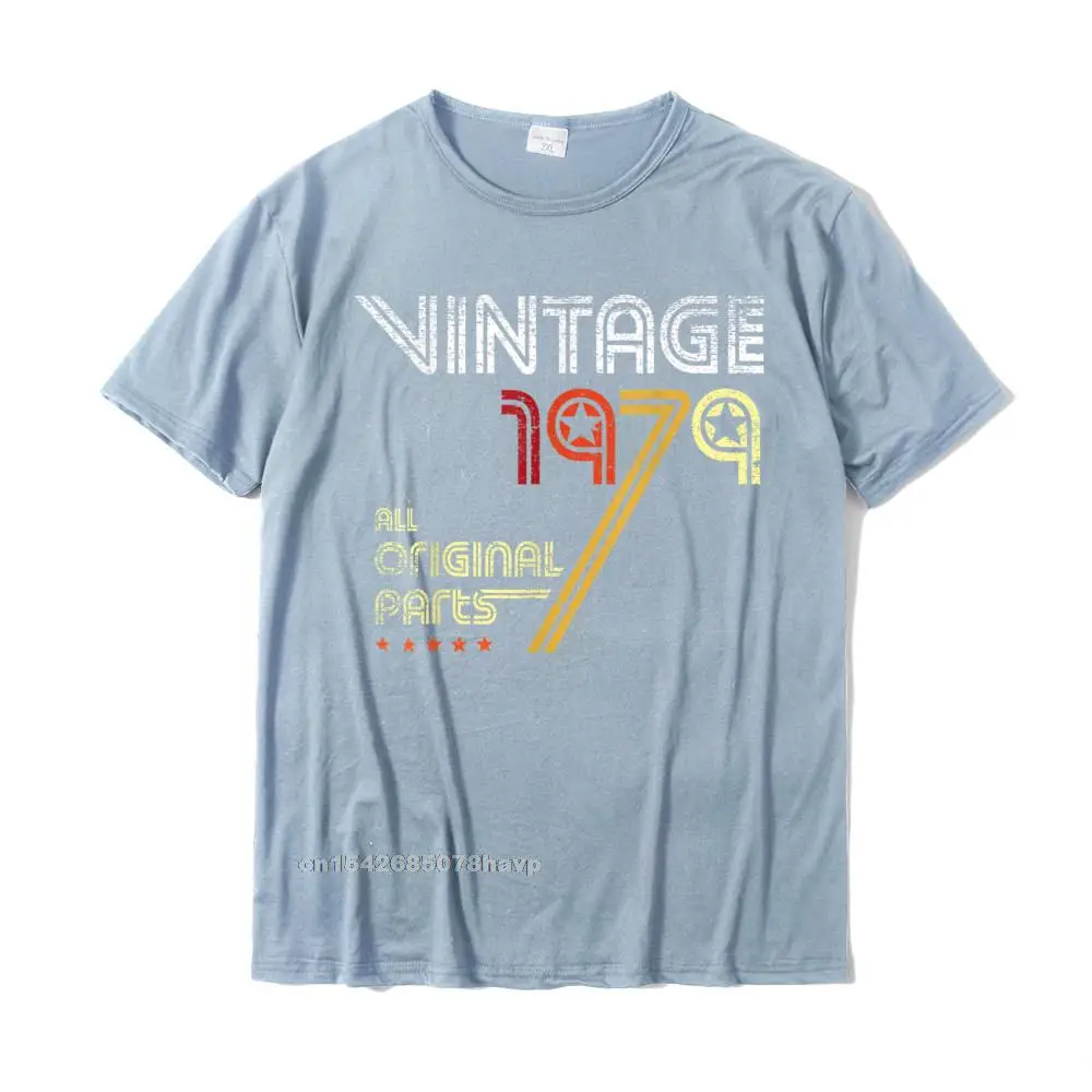 Custom Tops Tees Fashion Crewneck Custom Short Sleeve Pure Cotton Youth T-shirts Printed Tees Free Shipping 1979 Vintage 41st Birthday Retro Graphic Gift T-Shirt__1605. navy