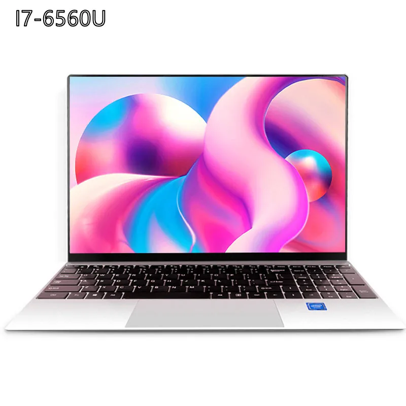 Ordenador portátil Intel Core i7-6560U, pantalla de 15,6 pulgadas, 4G/ 8G/16G, DDR4, 1TB, 128G, 256G, 512G, Juegos de ordenador portátil, Teclado retroiluminado, novedad