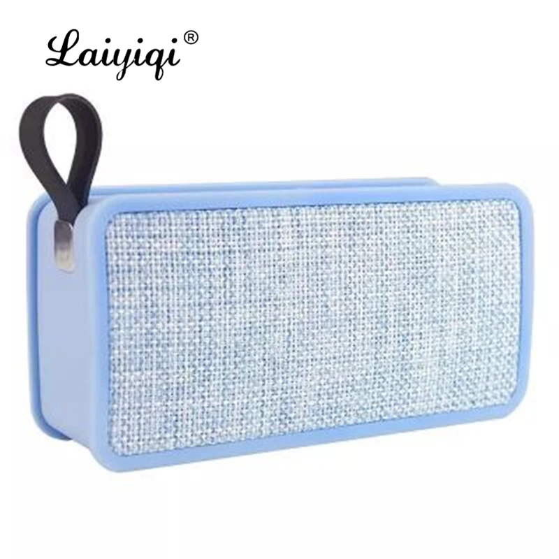 Günstig Laiyiqi mode Stoff kunst wireless Bluetooth lautsprecher square ziegel tragbare griff bass radio caixa de som alto falante c3 mon