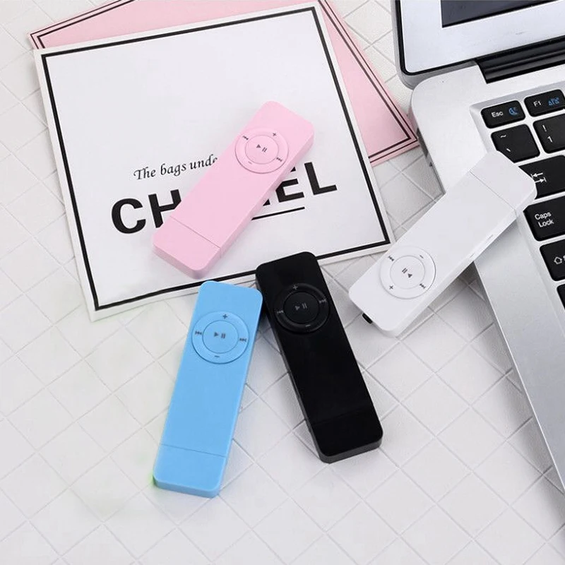 Портативный USB Спорт U диск мини Mp3 музыкальный плеер Поддержка 32 Гб TF карты(синий