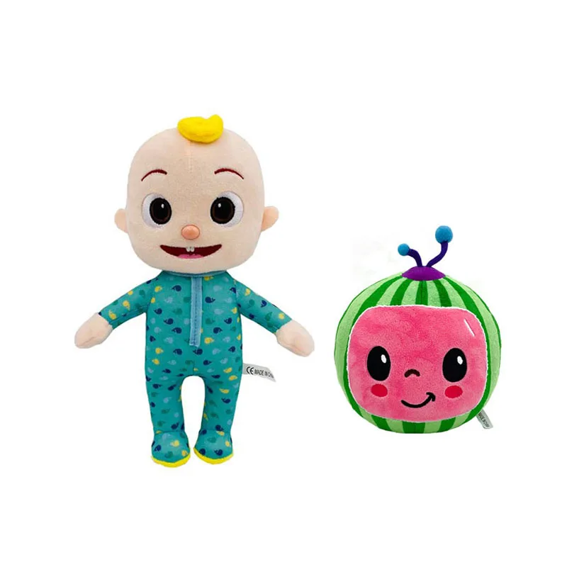 2 unids/lote suave familia juguete educativo hermana bebé de juguete de felpa de dibujos animados lindo Cocomelon JJ chico muñeca de Peluche juguetes regalos