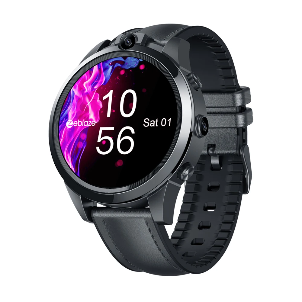 Zeblaze THOR 5 PRO Smart Watch 3GB+32GB Dual Camera 800mAh GPS Watch 4G  Leather Straps Watch Android Smartwatch Men pk thor 5 4|Smart Watches| -  AliExpress