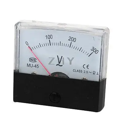 

MU-45 Fine Tuning Dial Analog Volt Panel Meter Gauge AC 0-300V