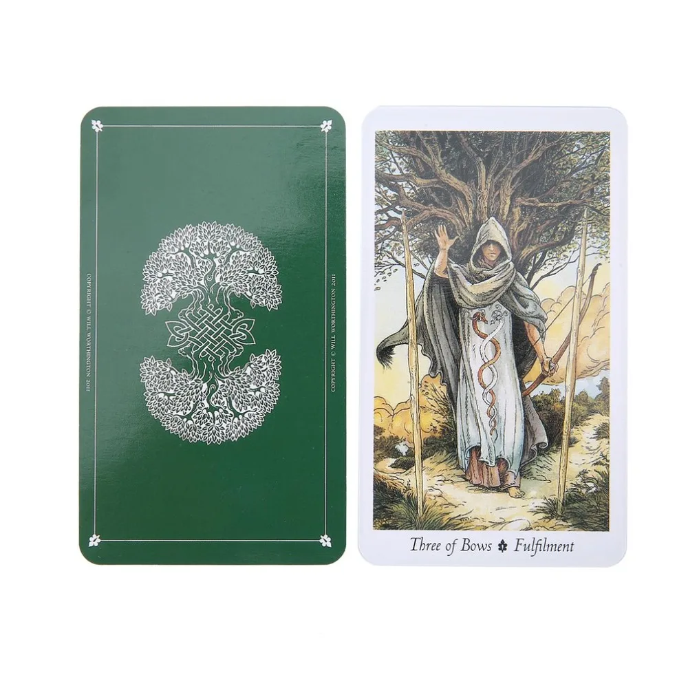Волшебная дикая древесина Таро Чтение Fate Tarot карточная игра для личного использования настольная игра 78 карт колода