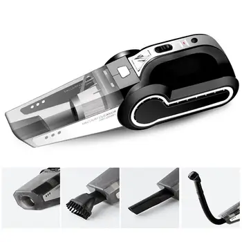

Portable Four-in-one Vehicle Vacuum Cleaner Multifunctional High-power Vehicle Air Pump Illuminate Measure Tire Pressure