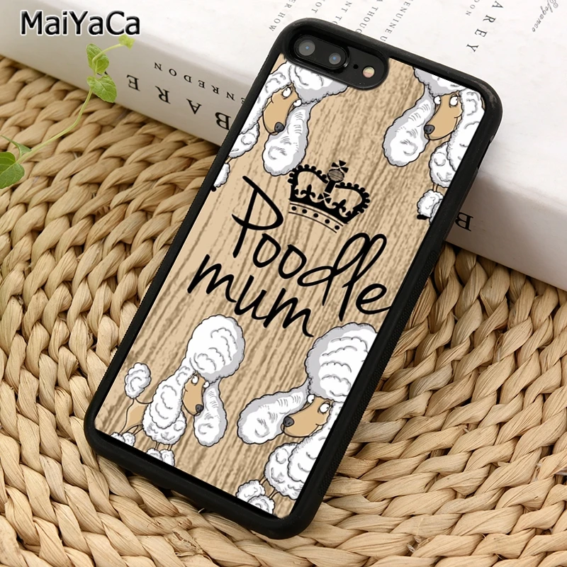 MaiYaCa чехол для телефона с изображением Бигля пуделя мамы собаки iPhone X XR XS 11 12 Pro MAX 5 6