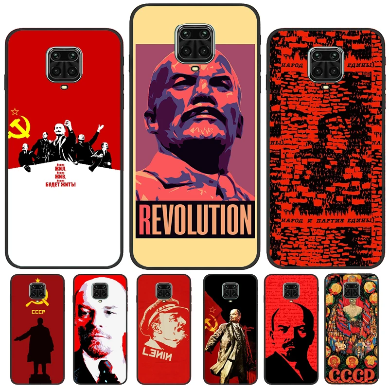 Чехол lenin с флагом Советского Союза для Xiaomi Redmi Note 9 7 8 10 Pro 8T 9S чехол 9T 9C 9A 7A 8A K40