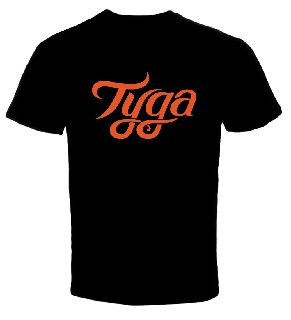 Tyga Logo 2 футболка крутая Повседневная мужская Унисекс Новая модная Бесплатная