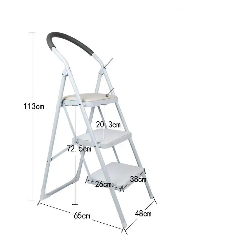 Version K Плиант Tangga Lipat Escalon Plegable Marches Banco Escalera tabrete De Cocina Stepladder Merdiven стул Escabeau Лестница Стул - Цвет: Version K