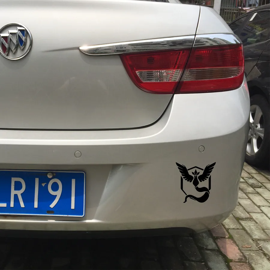 Импортные товары Светоотражающая Автомобильная наклейка Pokemon Go Camp Pokemon Articuno Автомобильная наклейка