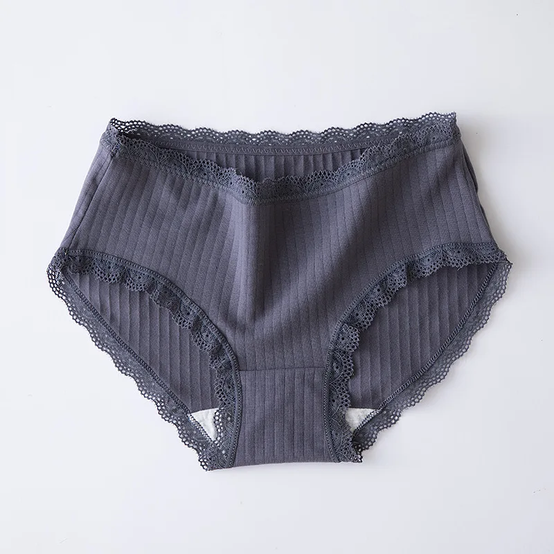 3pcs/lot Sexy Lace Edge Panties Women's Cotton Underwear Cute Girls Briefs Lingerie Breathable High Quality panty Soft Intimates