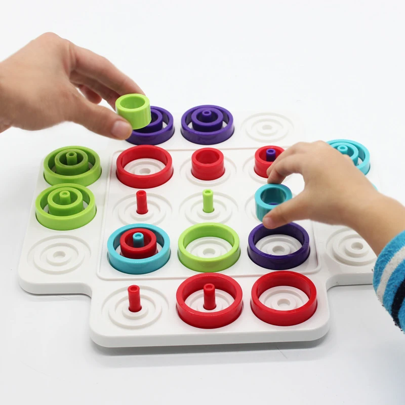 Kid Strategy Game Toy Ferrule Parent-Child Interaction Leisure Board Game Logical Thinking Training Puzzle Toy For Children