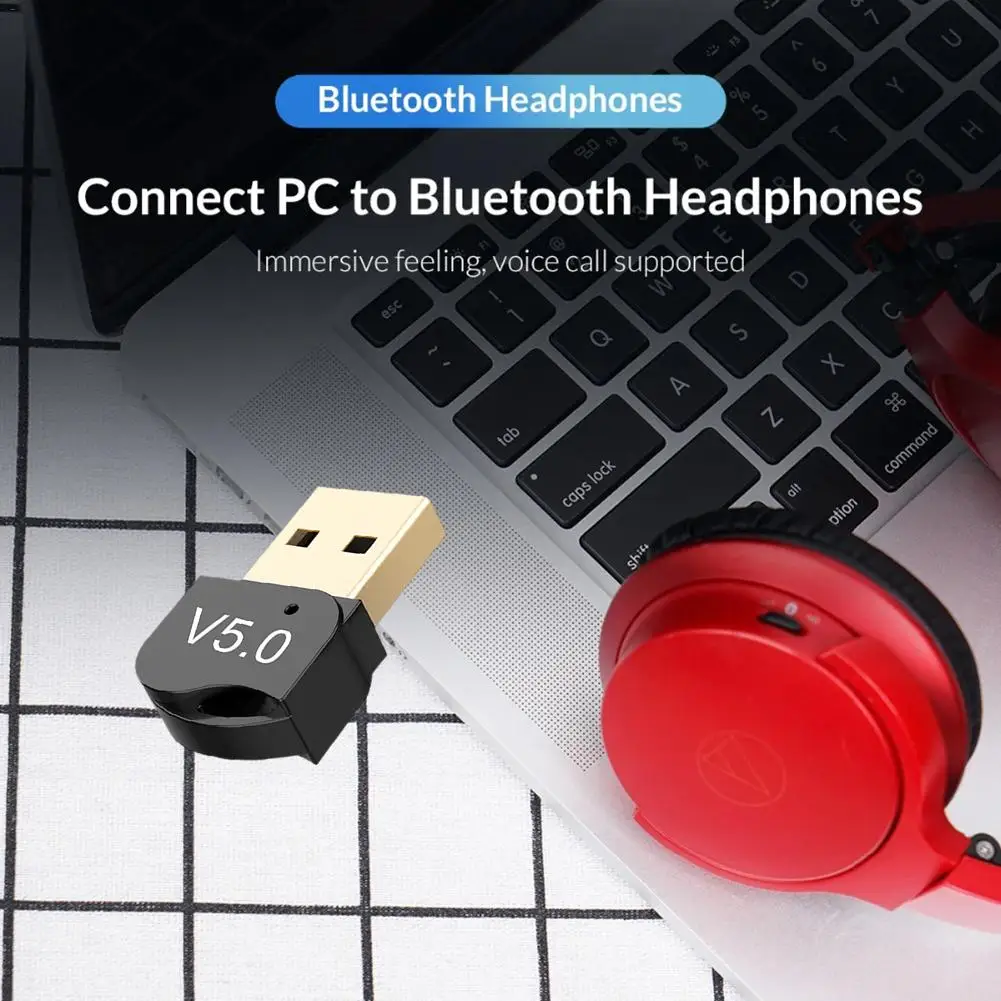 USB Bluetooth адаптер 5,0 компьютерный беспроводной Bluetooth приемник USB Bluetooth адаптер