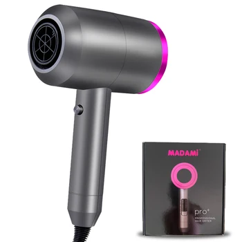 

2 in 1 Salon Hair Dryer Professional Hot Air Brush Low Noise Hair Dryers Negative Ionic Hair Blow Dryer 1400W Strong Wind