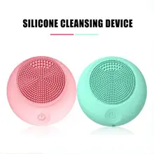 Ультразвуковое устройство для чистки лица из силикагеля, удаление угрей, перезаряжаемый Электрический Очиститель лица, инструмент для красоты