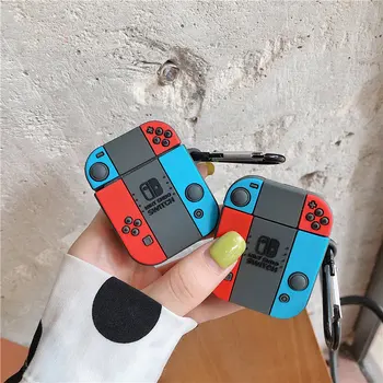 

Cartoon Gamepad Controller Wireless Bluetooth Earphone Case for Apple AirPods 2 Silicone Charging Headphones Case Box